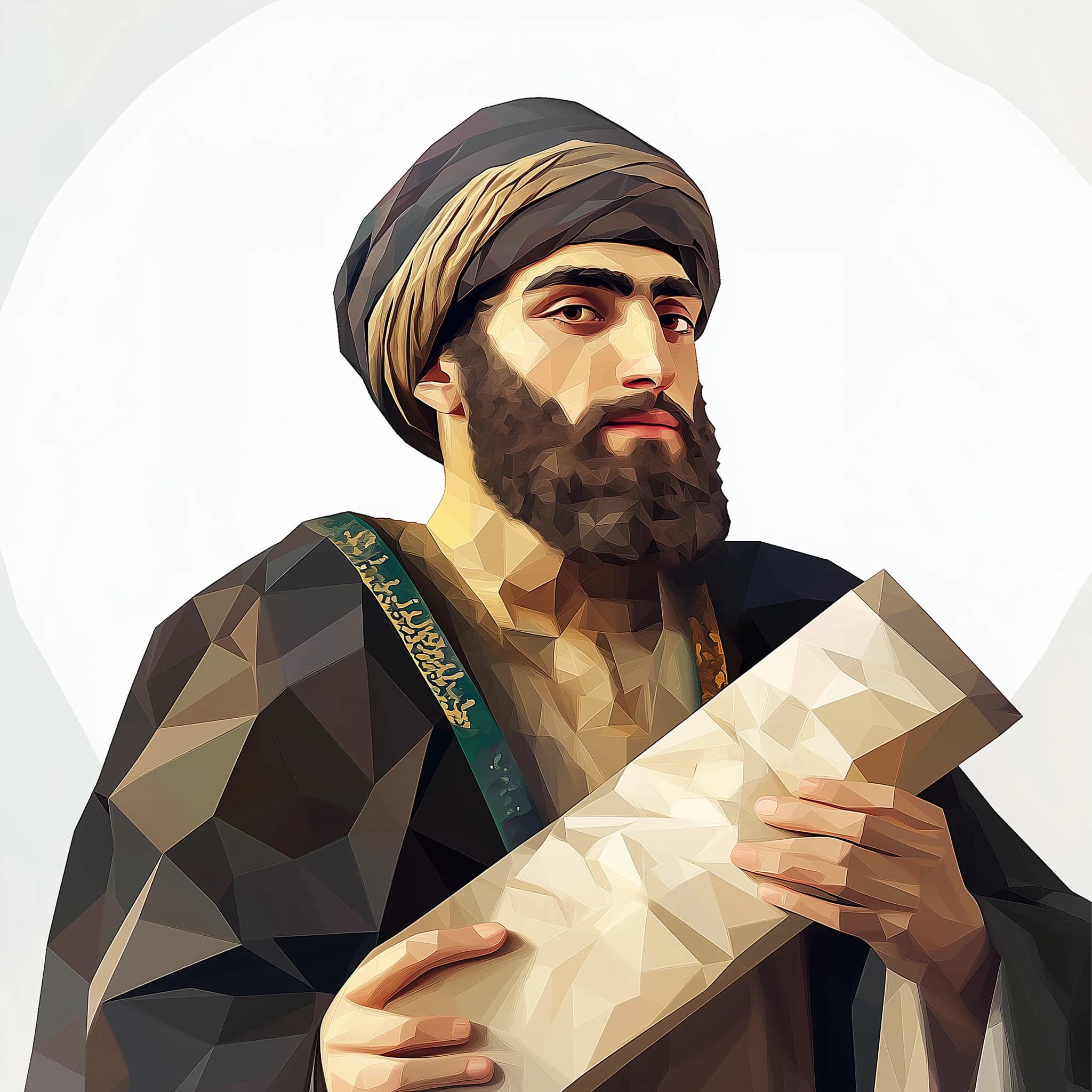 aisaluk 2D extreme low poly geometric polygon mesh portrait of 334852ab c4b2 4364 9ecb fbb0d8539230