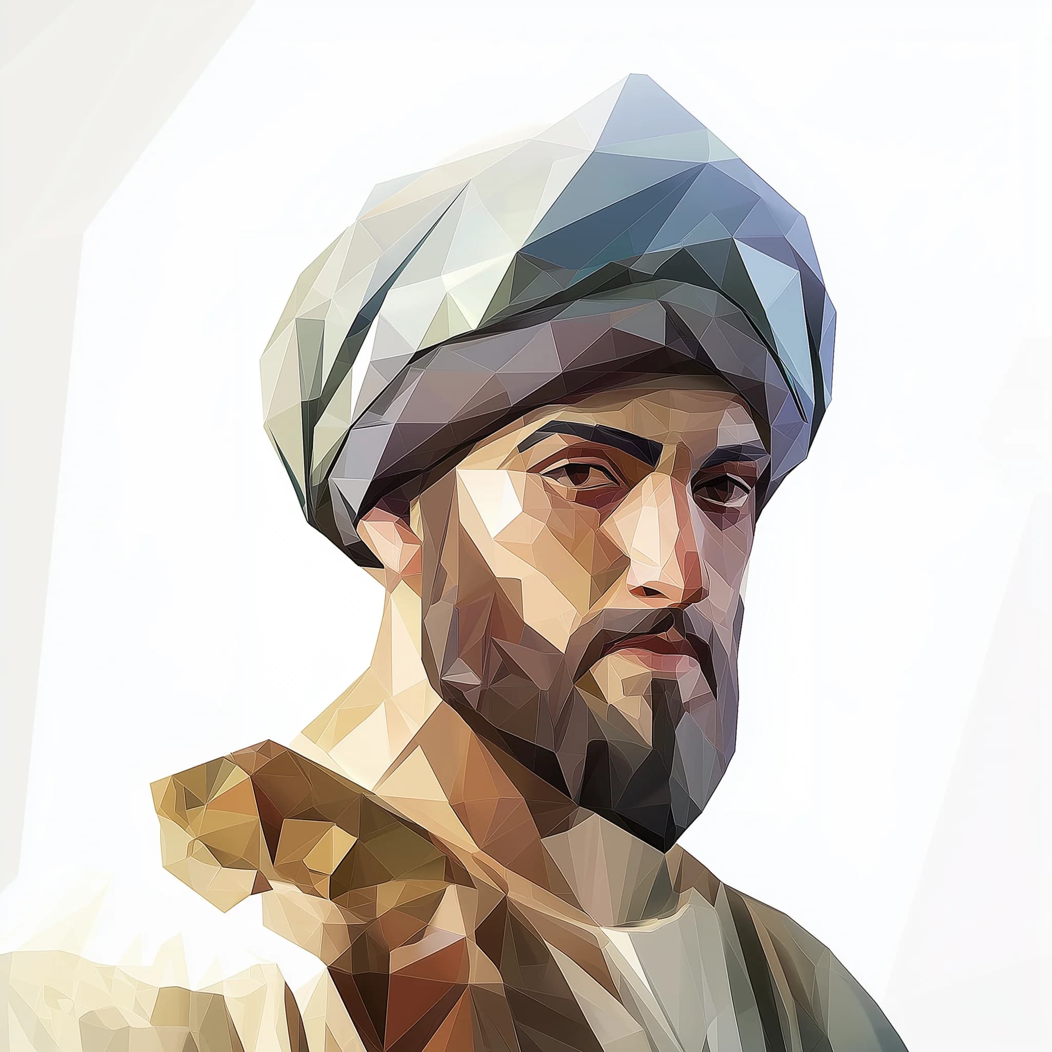 aisaluk 2D extreme low poly geometric polygon mesh portrait of 6ef1b61f c86d 4df3 83dd cd34e89aabc9