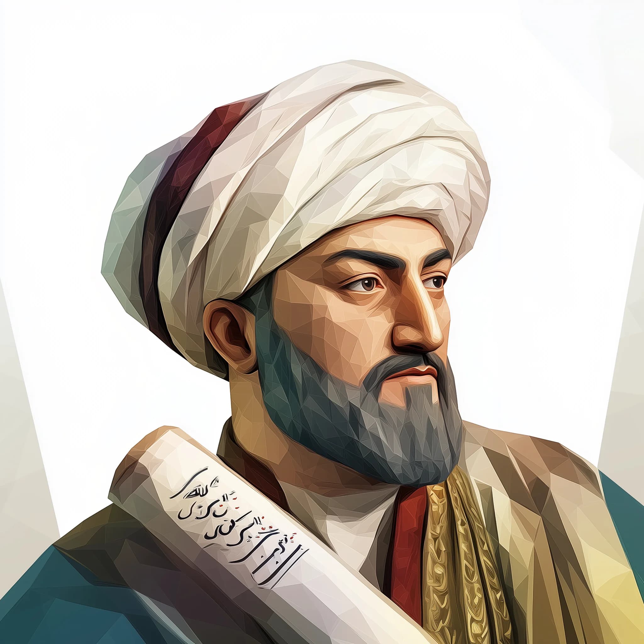 aisaluk 2D extreme low poly geometric polygon mesh portrait of 997f7f9d 03cf 427f 8cc6 b466ed01396e