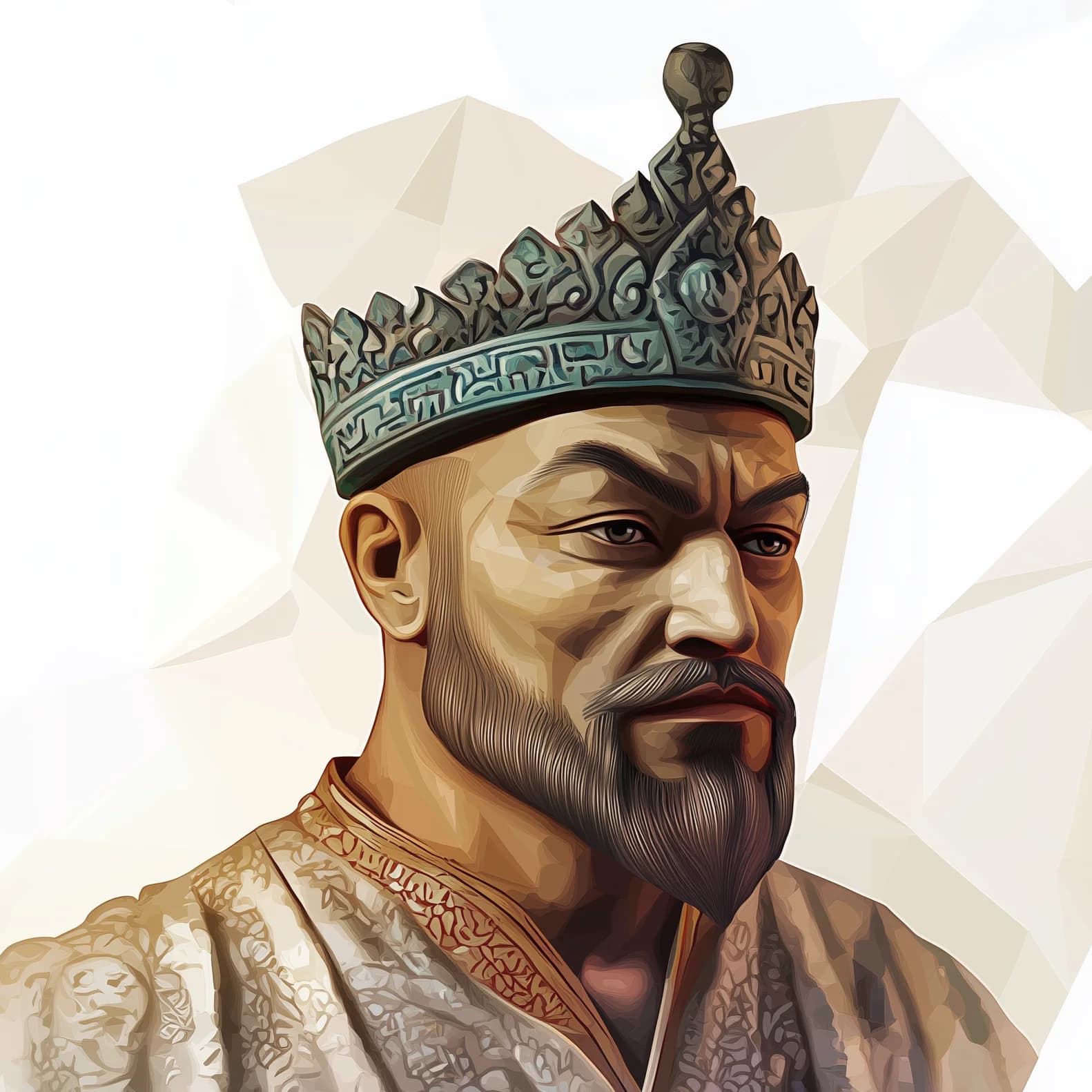 aisaluk Animated 2D low poly geometric abstract portrait of Ami e206a755 0905 4d97 8b89 baaef8422673