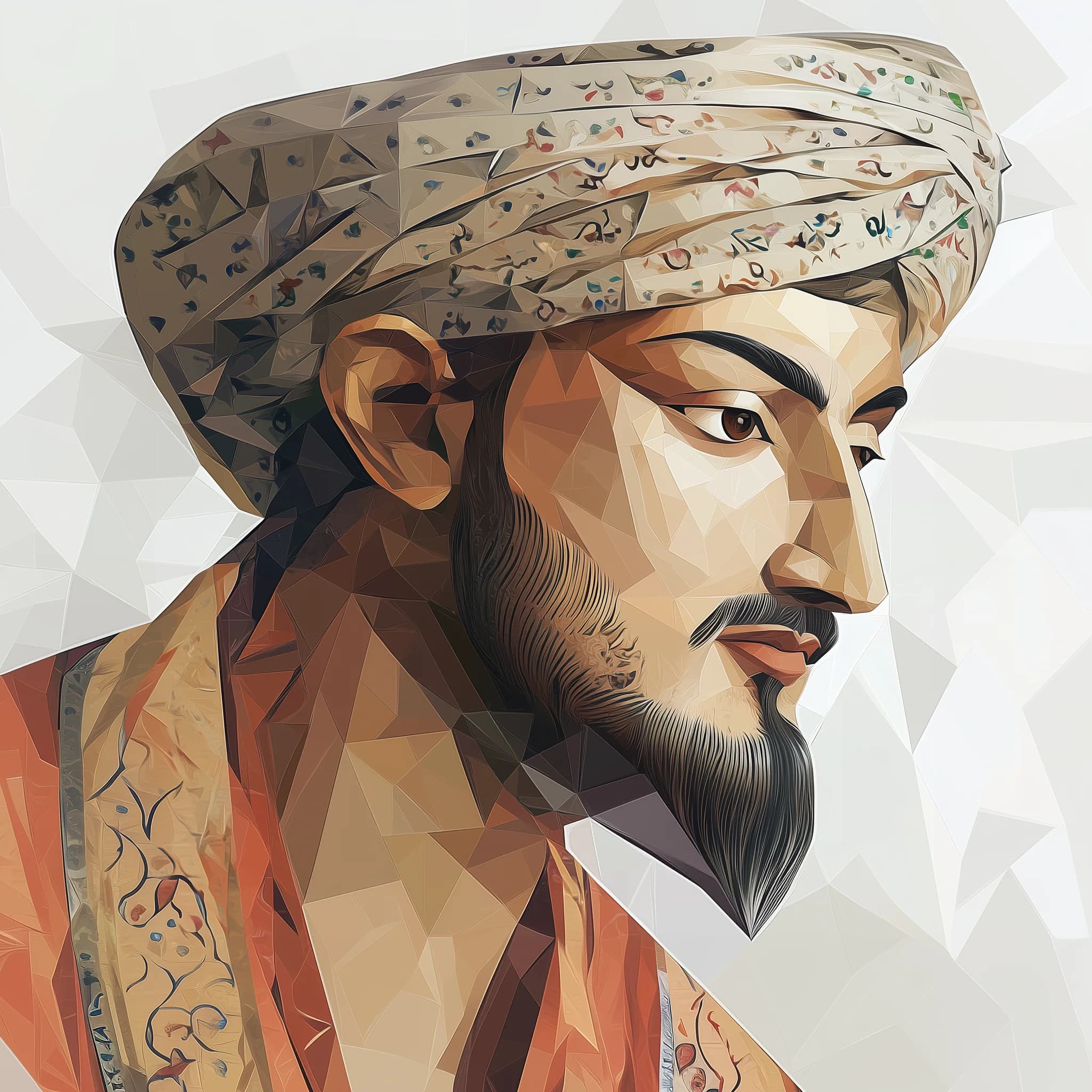 aisaluk Animated 2D low poly geometric abstract portrait of Zah 50c1e46d 30b0 4825 90c0 3c941662e82b